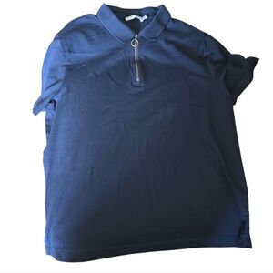 Vince Dark Blue Polo Shirt